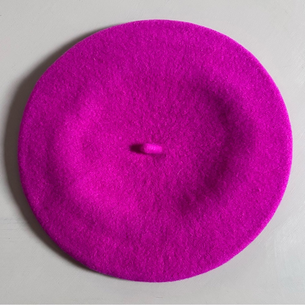 Bon Chic 100% Genuine Czech Wool Stylish Headwear Basque Hat French Girl Beret - Picture 4 of 6